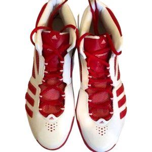 Adidas SM Fly By NBA Men's Basketball Shoes - Size 11, White and Red